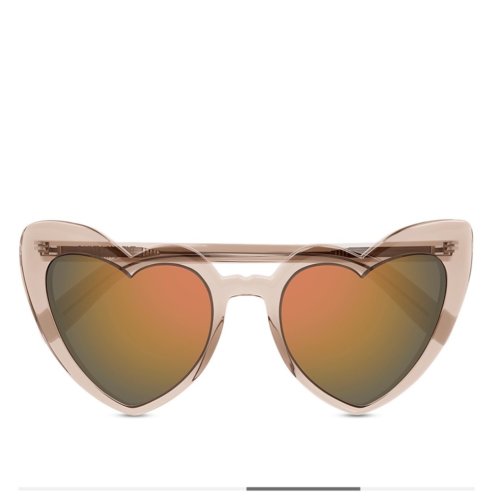 Saint Laurent LouLou Fashion Icons Heart Sunglasses, 54mm